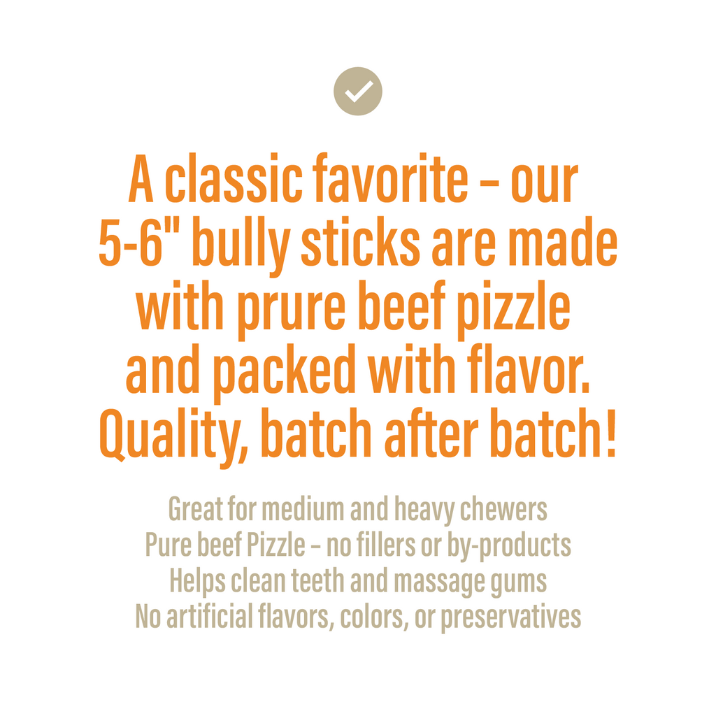 Bully Sticks for Dogs – 5-6" (8oz)-2
