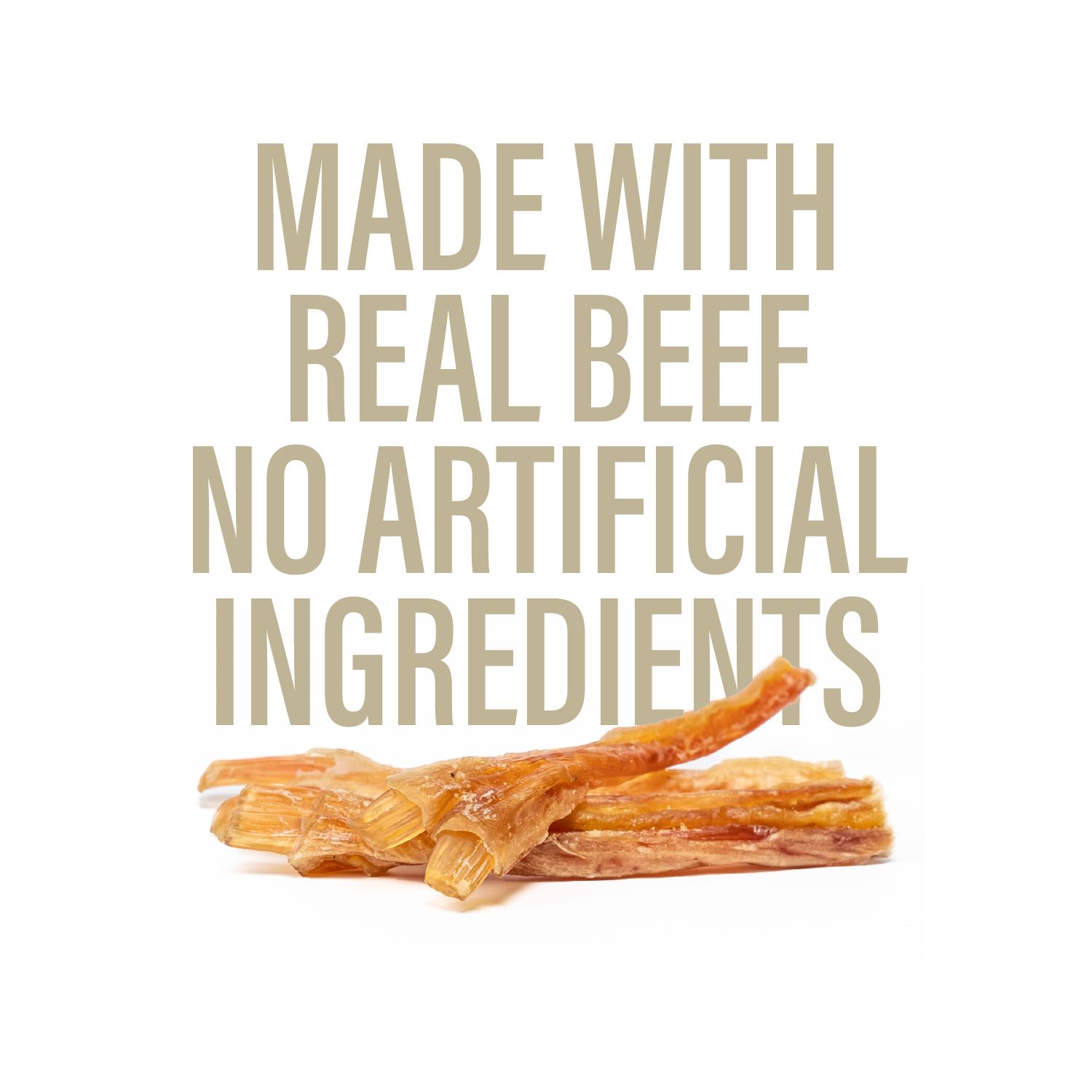 Beef Tendons Dog Chews 5-6 Inch 4oz Natural Collagen Treats-3