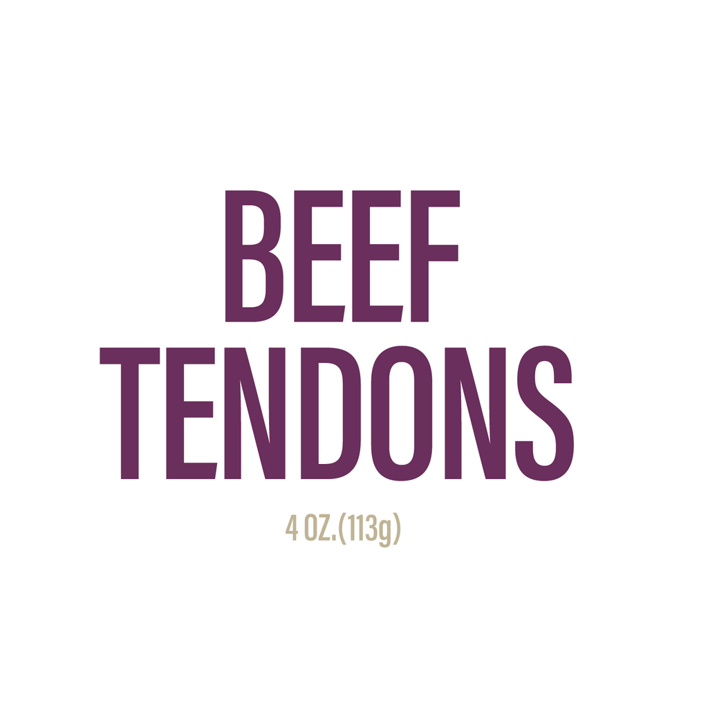 Beef Tendons Dog Chews 5-6 Inch 4oz Natural Collagen Treats-4
