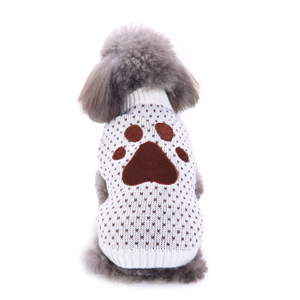 🐾 Cozy Paws Turtleneck Sweater