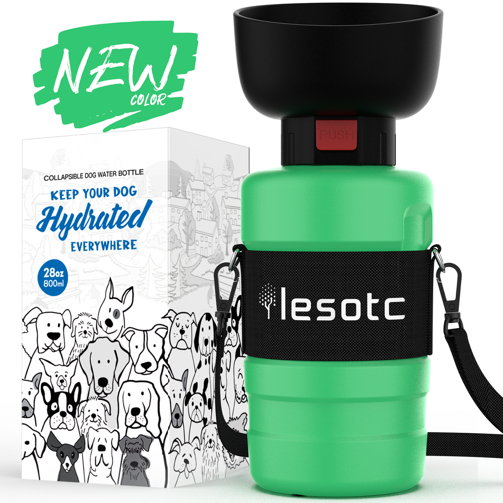 Foldable Dog Water Bottle 3rd Gen BPA-Free Leakproof 28oz 800ml-6