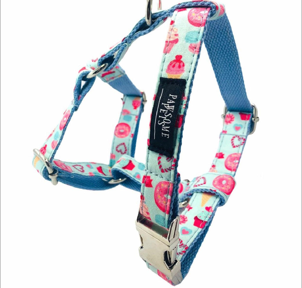 STEP IN BUNDLE Donut Bonut 2Pcs Durable Dog Harness Leash Set-1