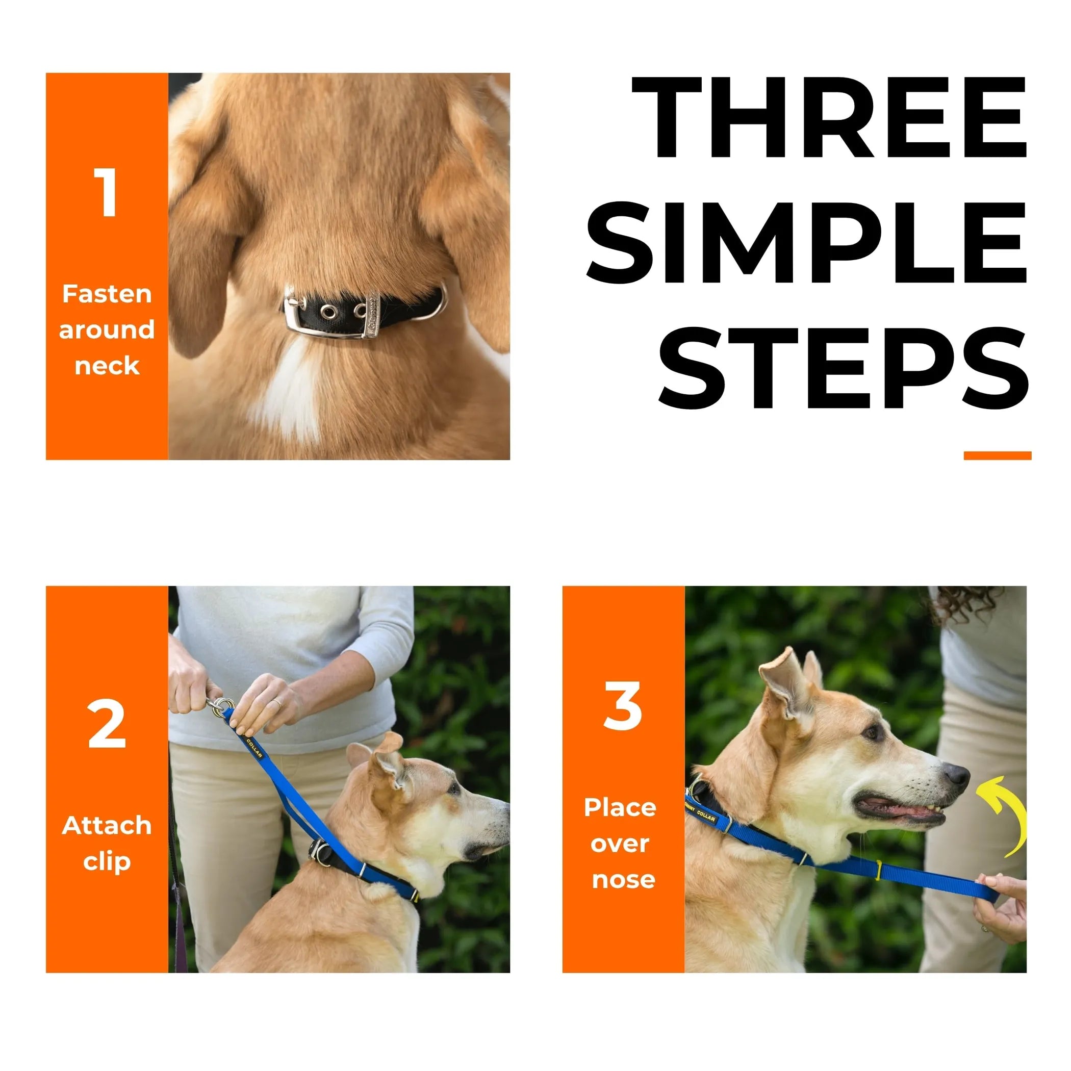 Canny Colossus No-Pull Dog Head Collar Gentle & Humane Leash Training Aid