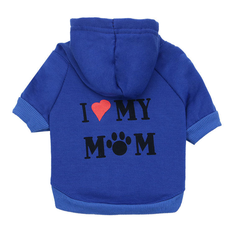 I ❤️ My Mom Dog Hoodie