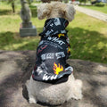 Skull Camo Pet Hoodie Stylish Two-Legged Dog Outfit Comfortable Acrylic-4