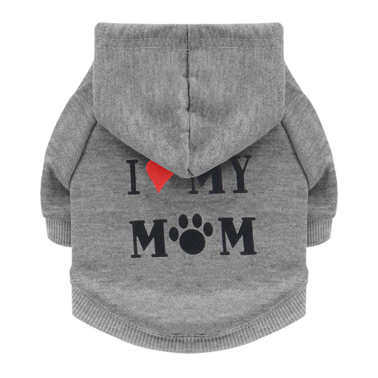 I ❤️ My Mom Dog Hoodie