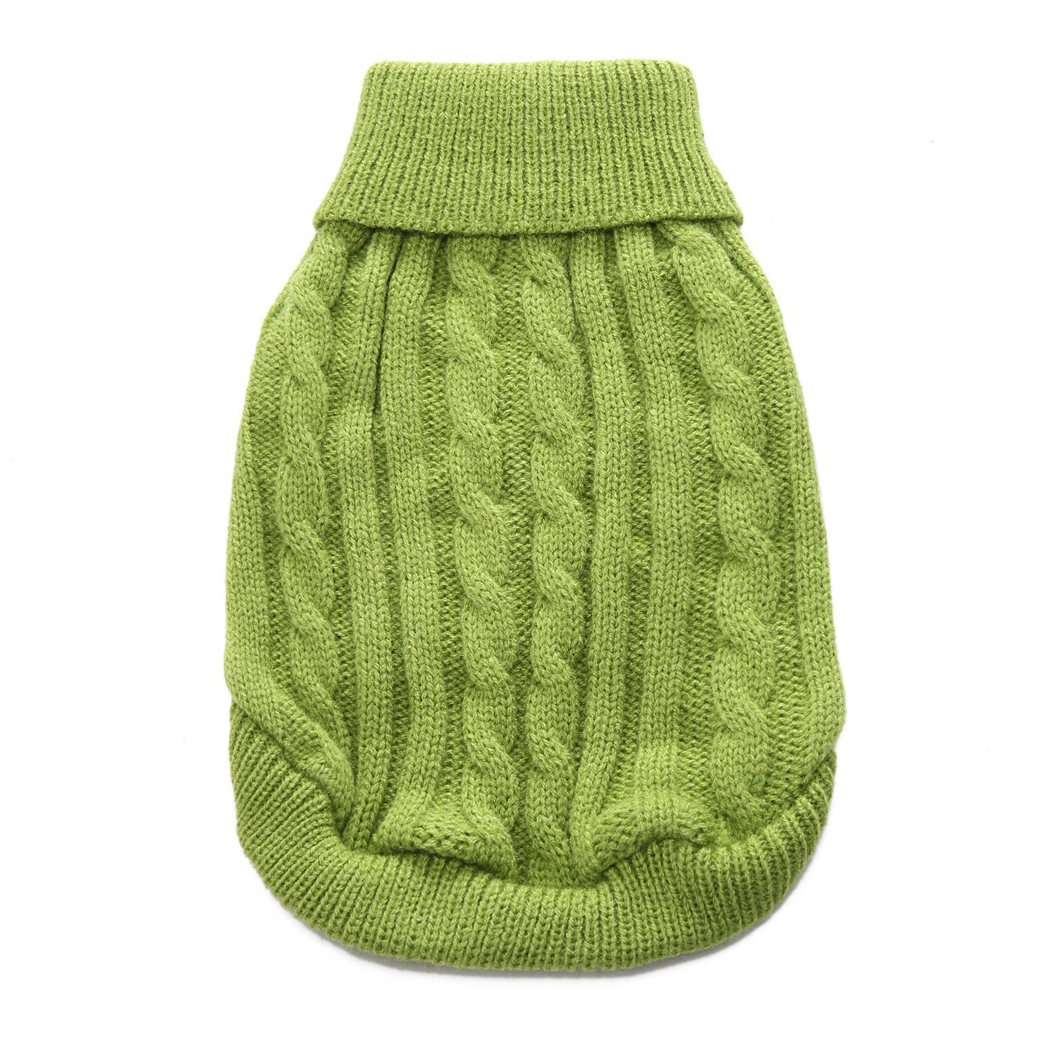 Classic Cable Knit Dog Sweater