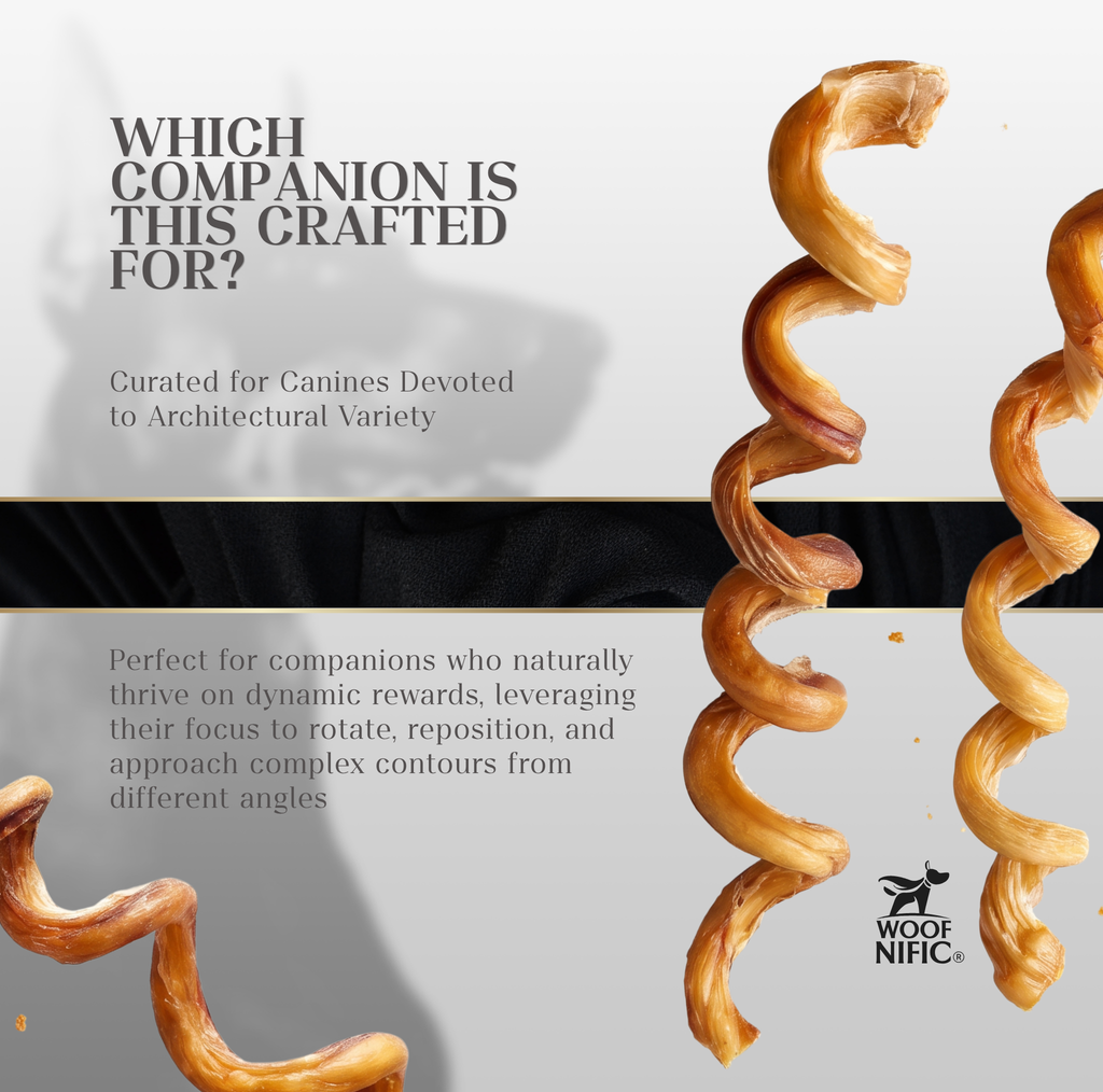 Woof Nific Reserve Beef Hide Spirals (6")