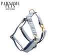 Step In Dog Harness Blue Grey Durable Eco-Friendly Polyester-0