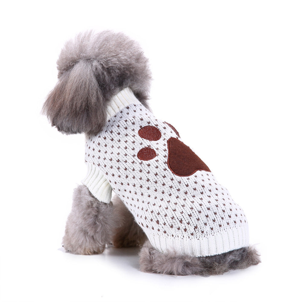🐾 Cozy Paws Turtleneck Sweater