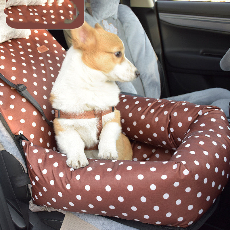 Cozy Travel Car Seat & Bed for Small Dogs