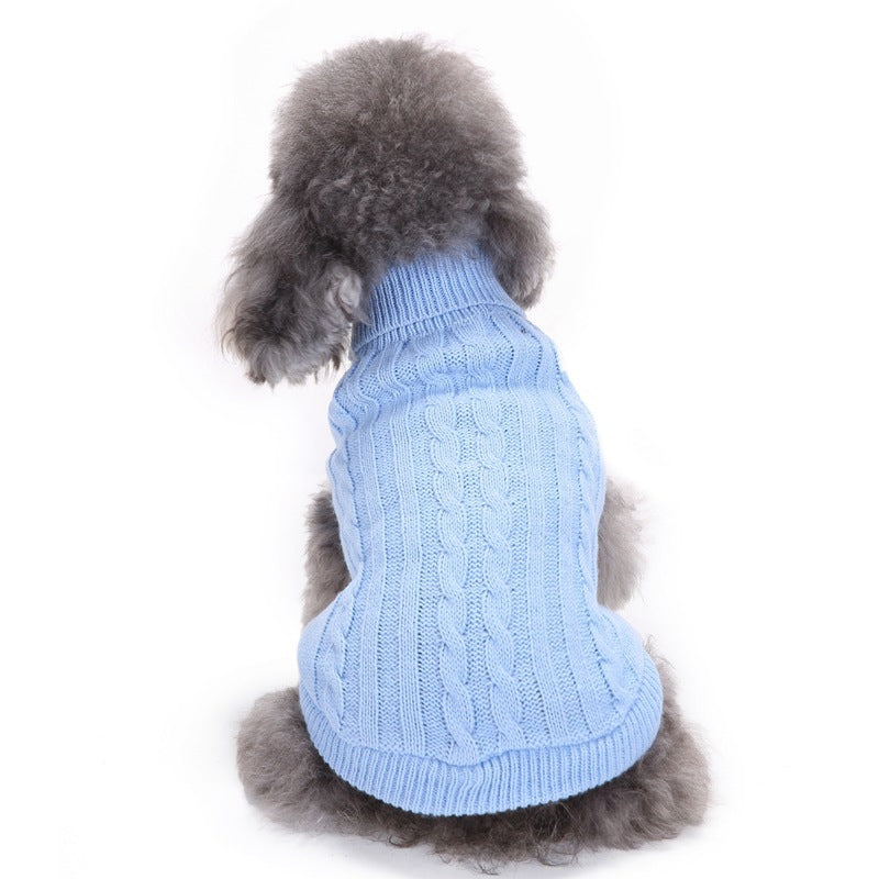 Classic Cable Knit Dog Sweater