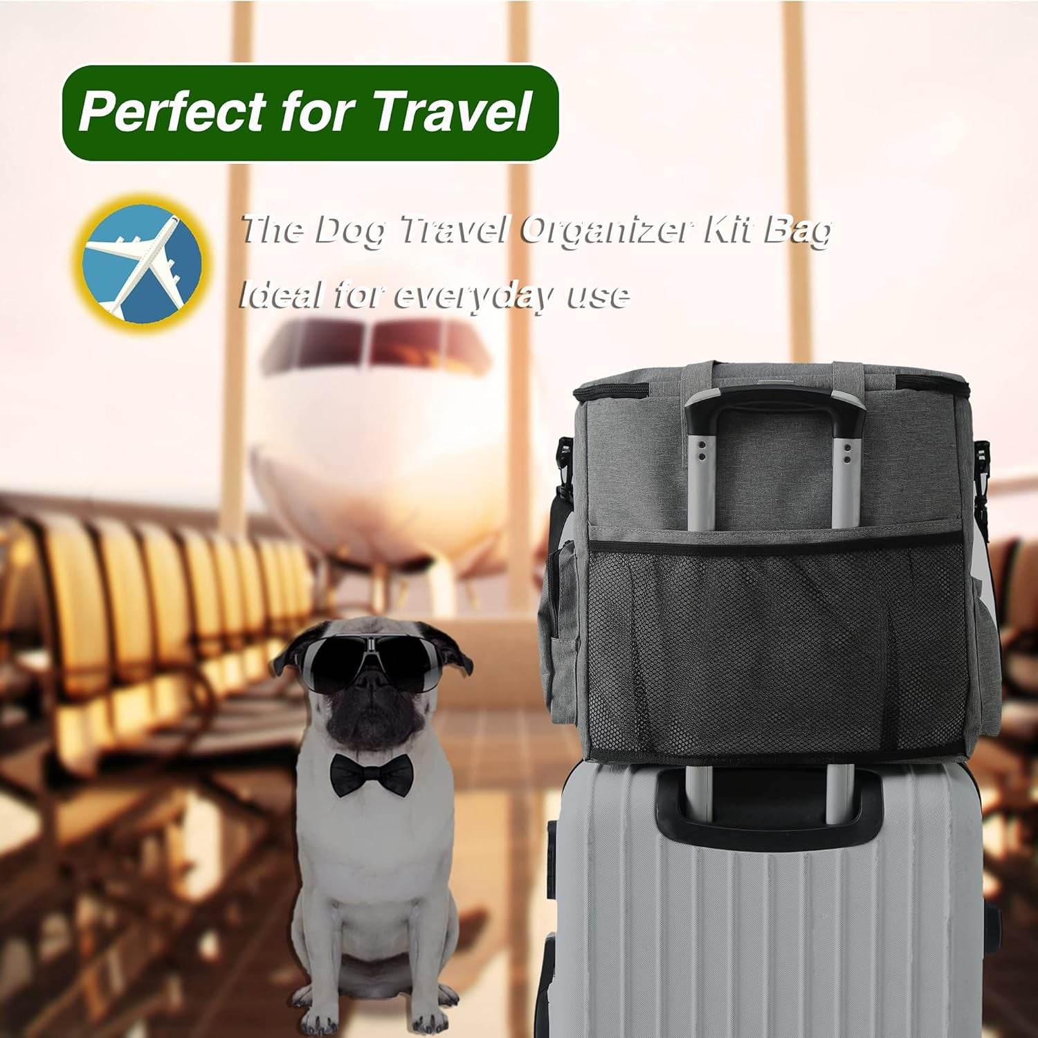 Max & Rex Dog Travel Bag Set