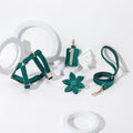 Step In Floral Bundle Dark Green Dog Harness Collar Leash Bowtie Set-0