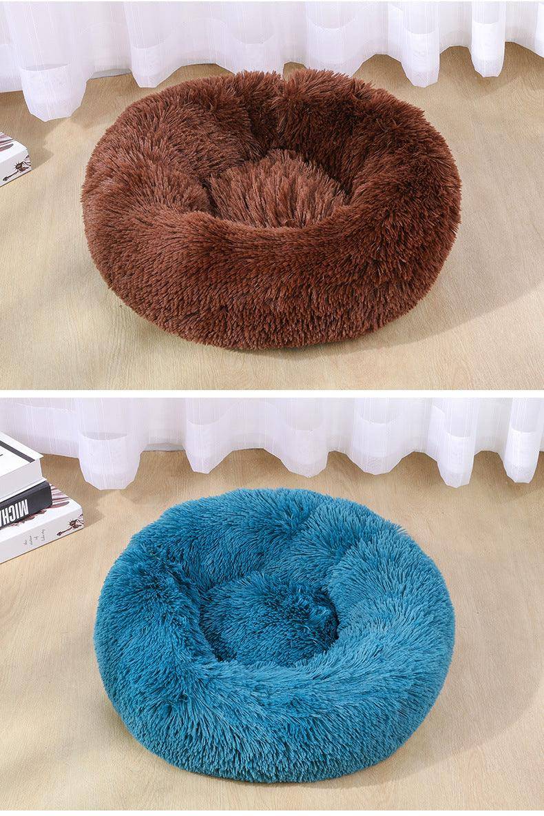 Luxury Paws Plush Haven Pet Bed for Dogs and Cats All Sizes-4