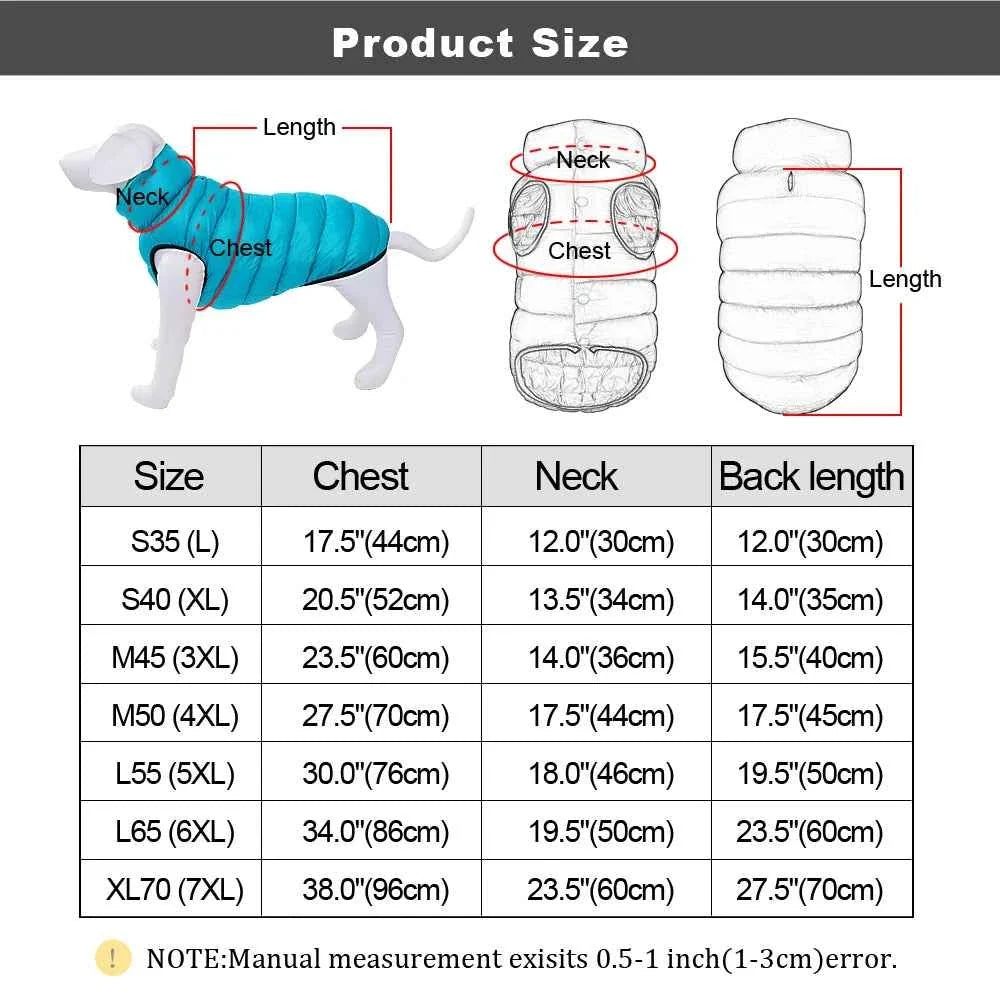 ❄️ Trailblazer Reversible Puffer Dog Jacket