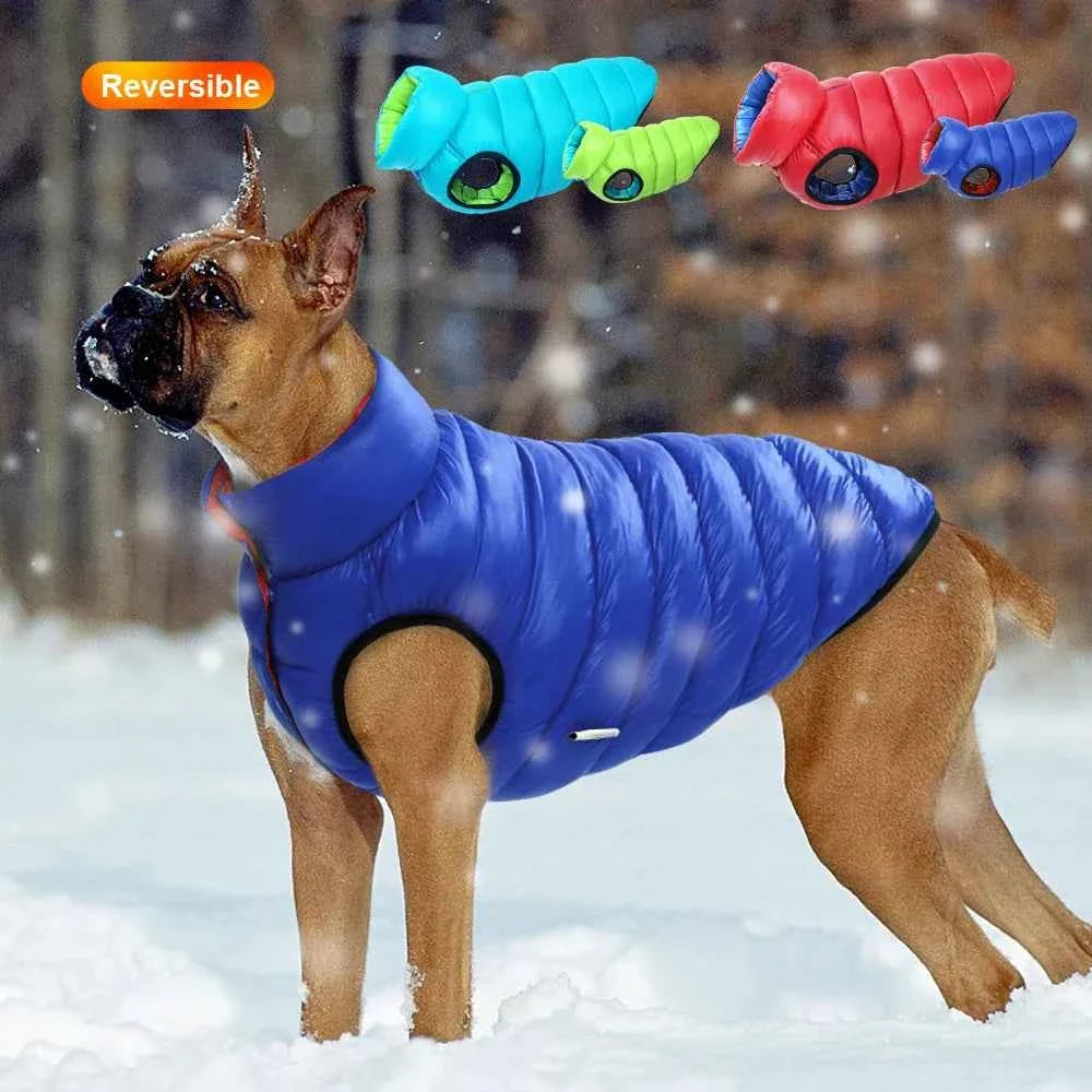 ❄️ Trailblazer Reversible Puffer Dog Jacket
