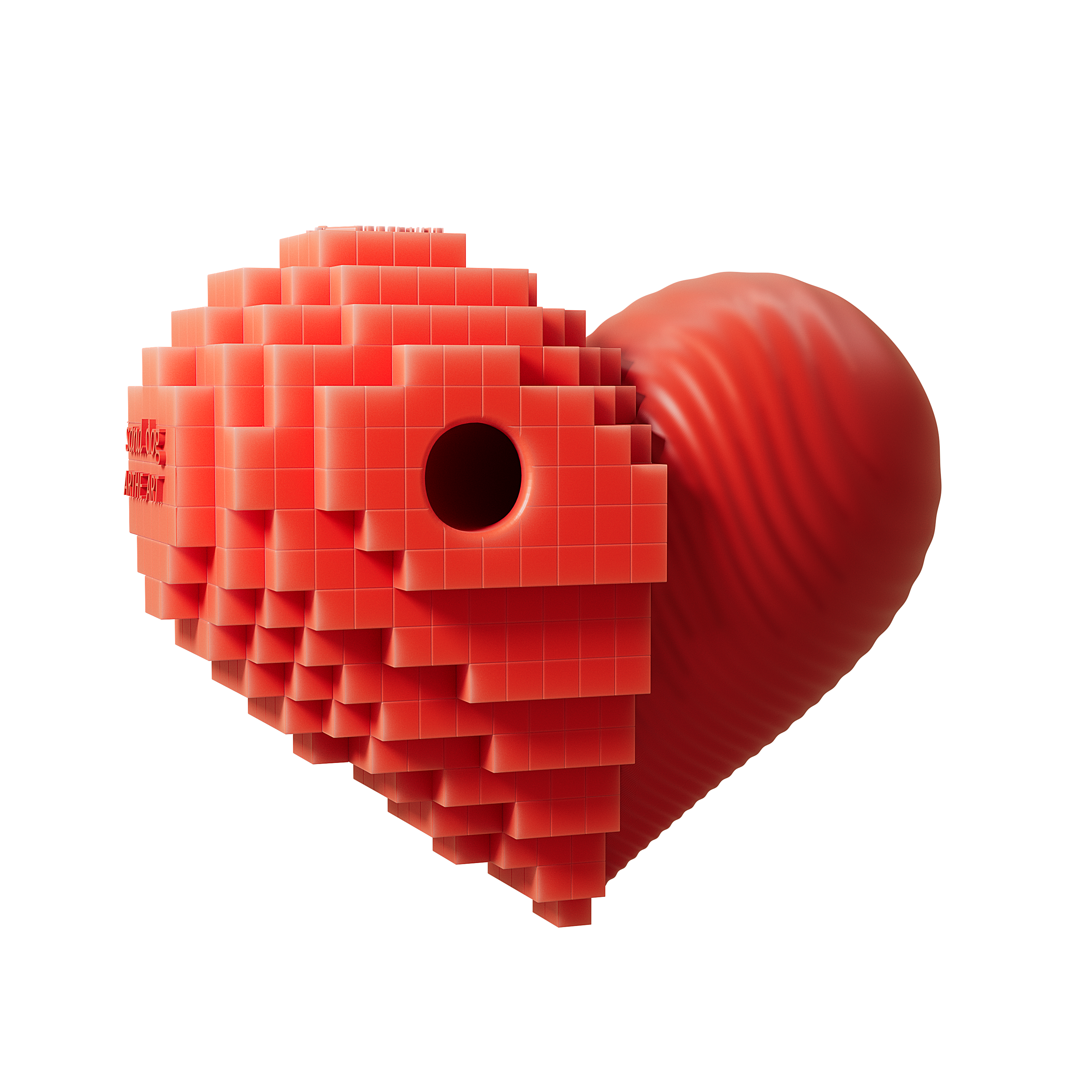 ART HEART WATERMELON-0