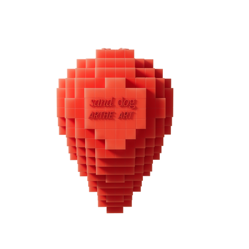 ART HEART WATERMELON-1