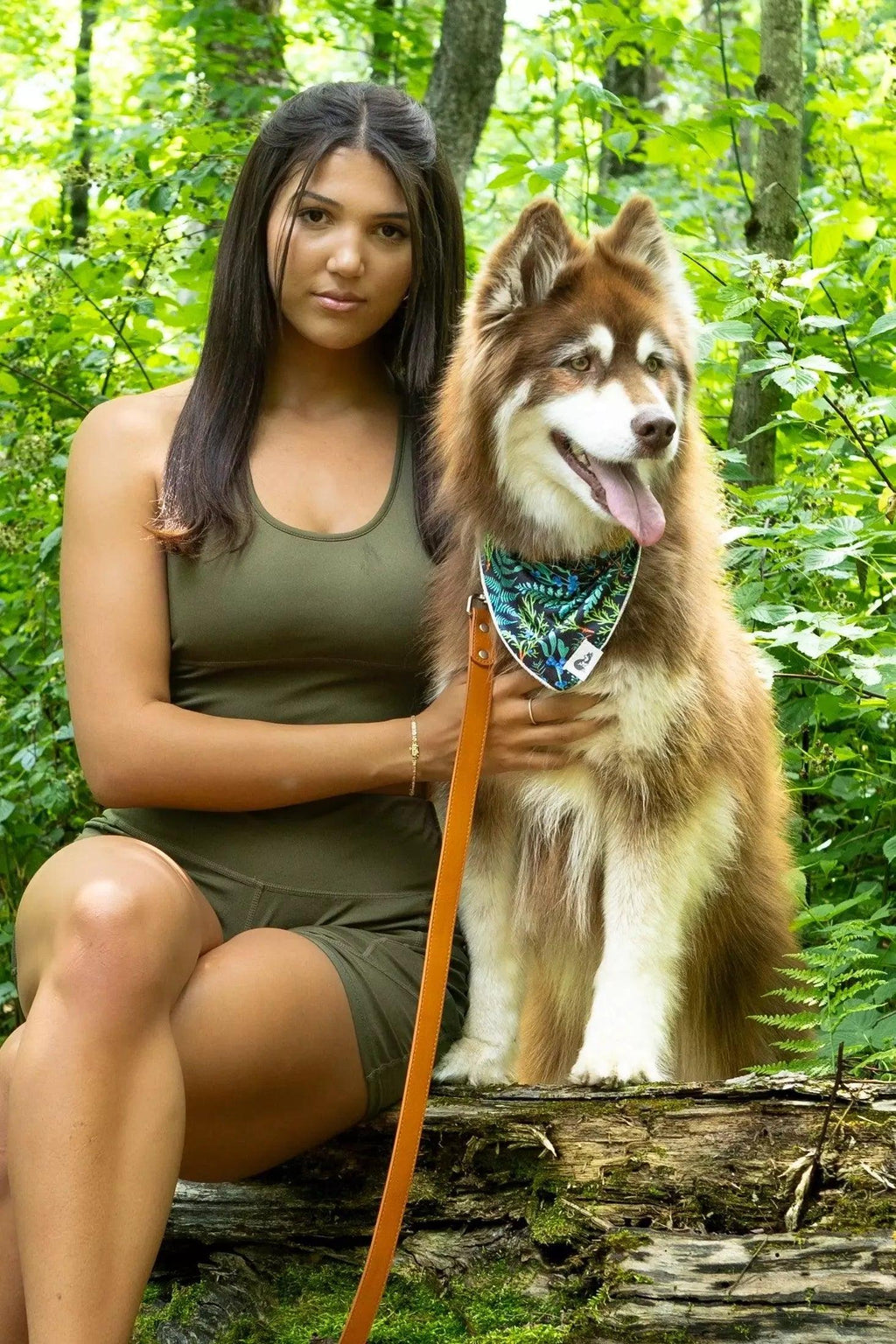 Sierra Sunrise Vegan Leather Dog Collar-2