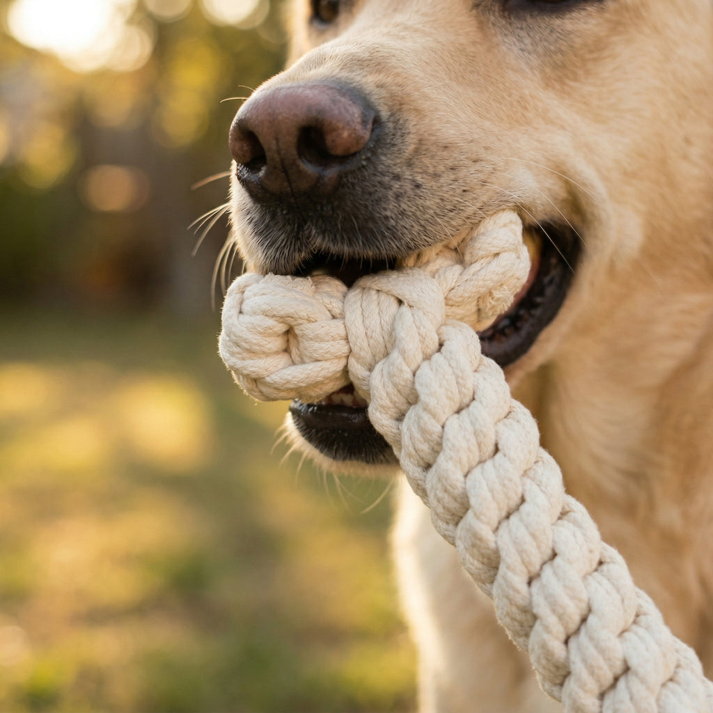 The Jumbo White Rope Bone Toy-4