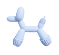 Blue Balloon Dog Toy for Small Dogs Teeth Cleaning Durable Play