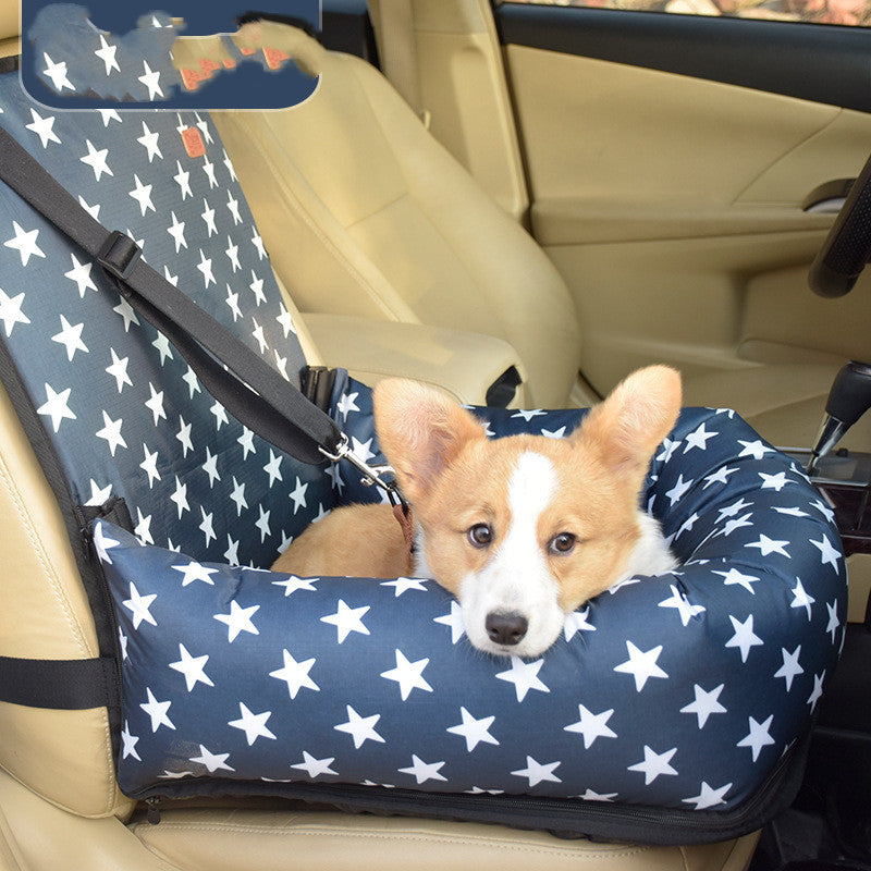 Cozy Travel Car Seat & Bed for Small Dogs