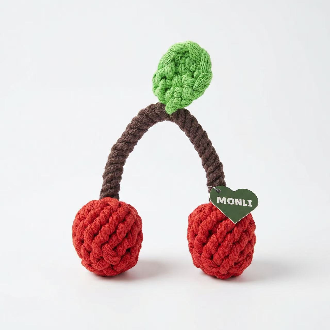Handcrafted Cherry Pet Rope Toys-1