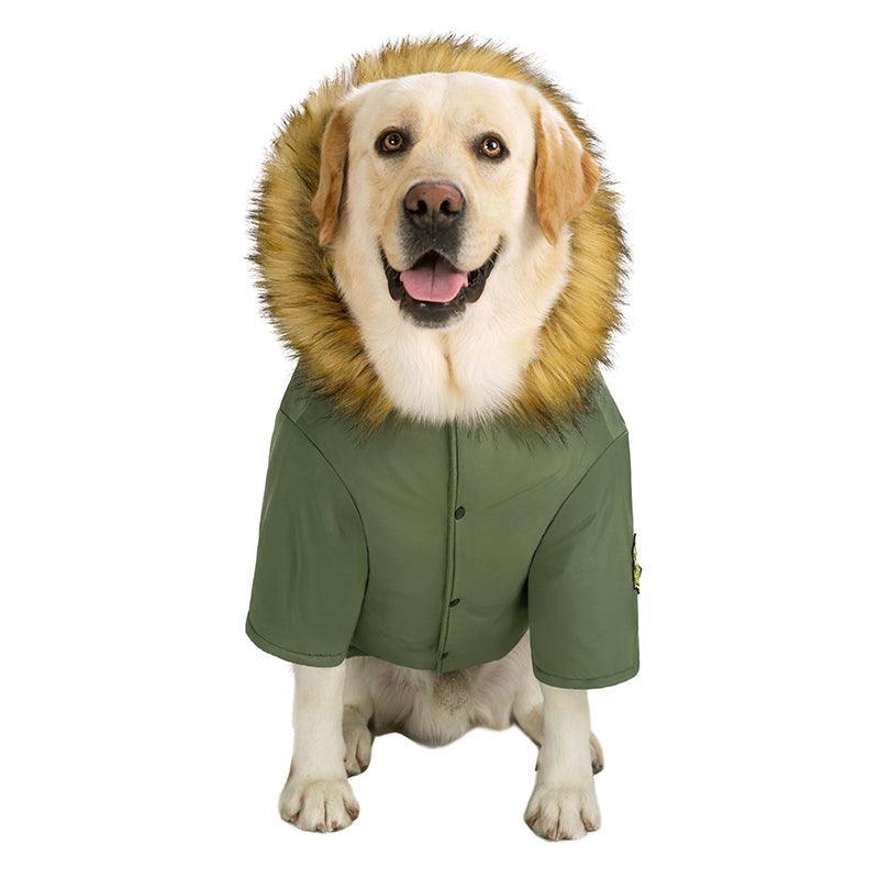 Cozy Canine Cotton Jacket for Large Dogs Warm Stylish Winter Wear-3