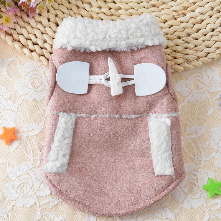 Cozy Canine Lamb Velvet Dog Costume Soft Warm Pet Outfit-5