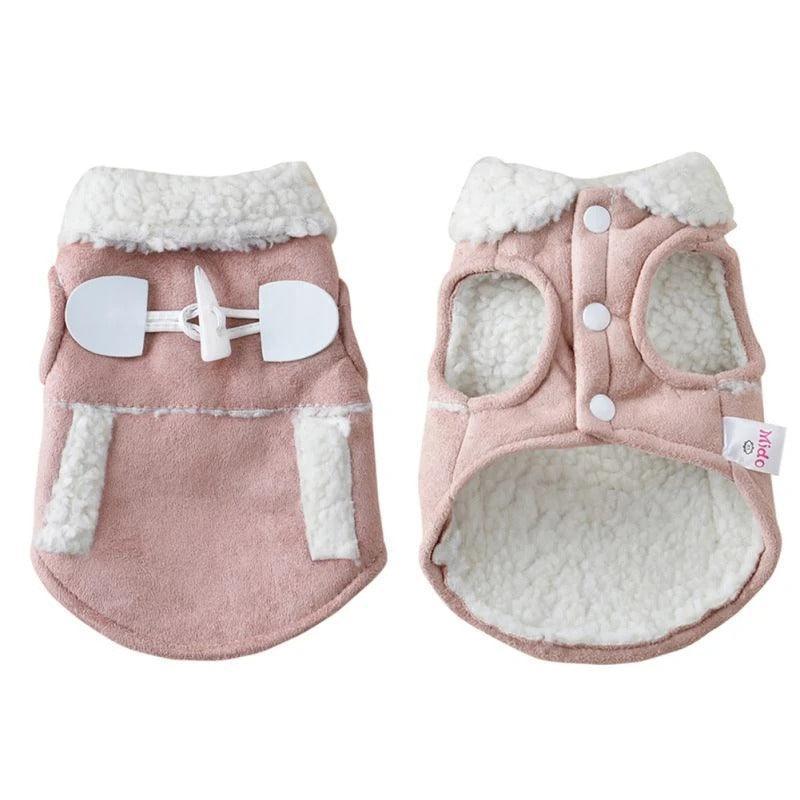 Cozy Canine Lamb Velvet Dog Costume Soft Warm Pet Outfit-0