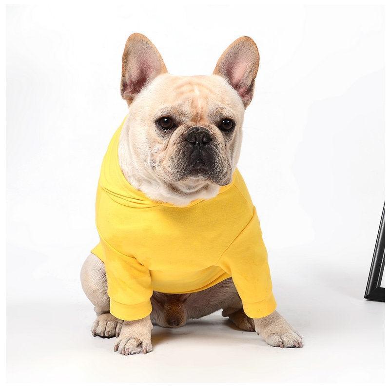Cozy Cotton Dog Sweatshirt Warm Stylish Pet Apparel for All Sizes-3