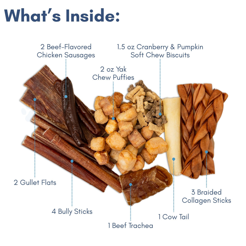 Country Living Bark-Uterie Board – Charcuterie-Inspired Natural Dog Treats Variety | Single-Ingredient, High-Protein, Grain-Free | All Breeds & Sizes