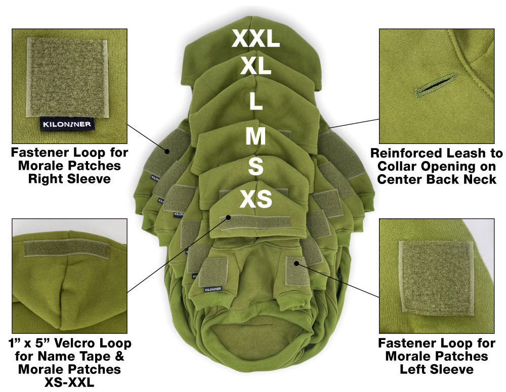 Adventure Ready Tactical Dog Hoodie