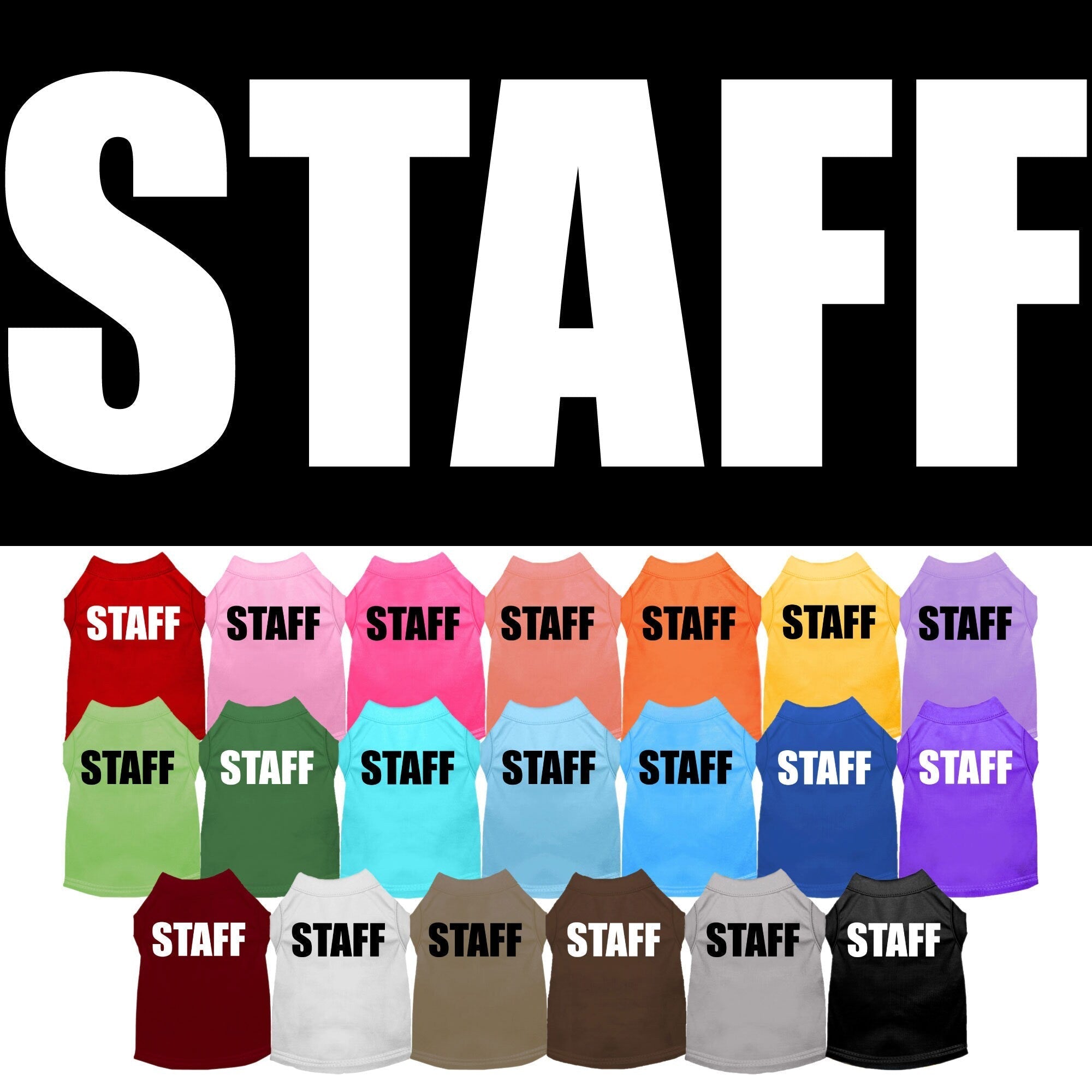 🖤 Official Staff Dog Shirt