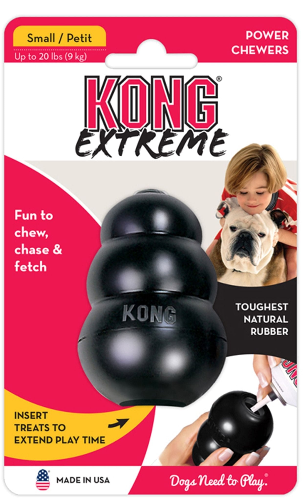KONG Extreme Treat-Stuffing Dog Toy for Power Chewers