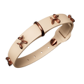 Ballon Beige Dog Collar by SANDDOG Premium Comfortable Adjustable Collar
