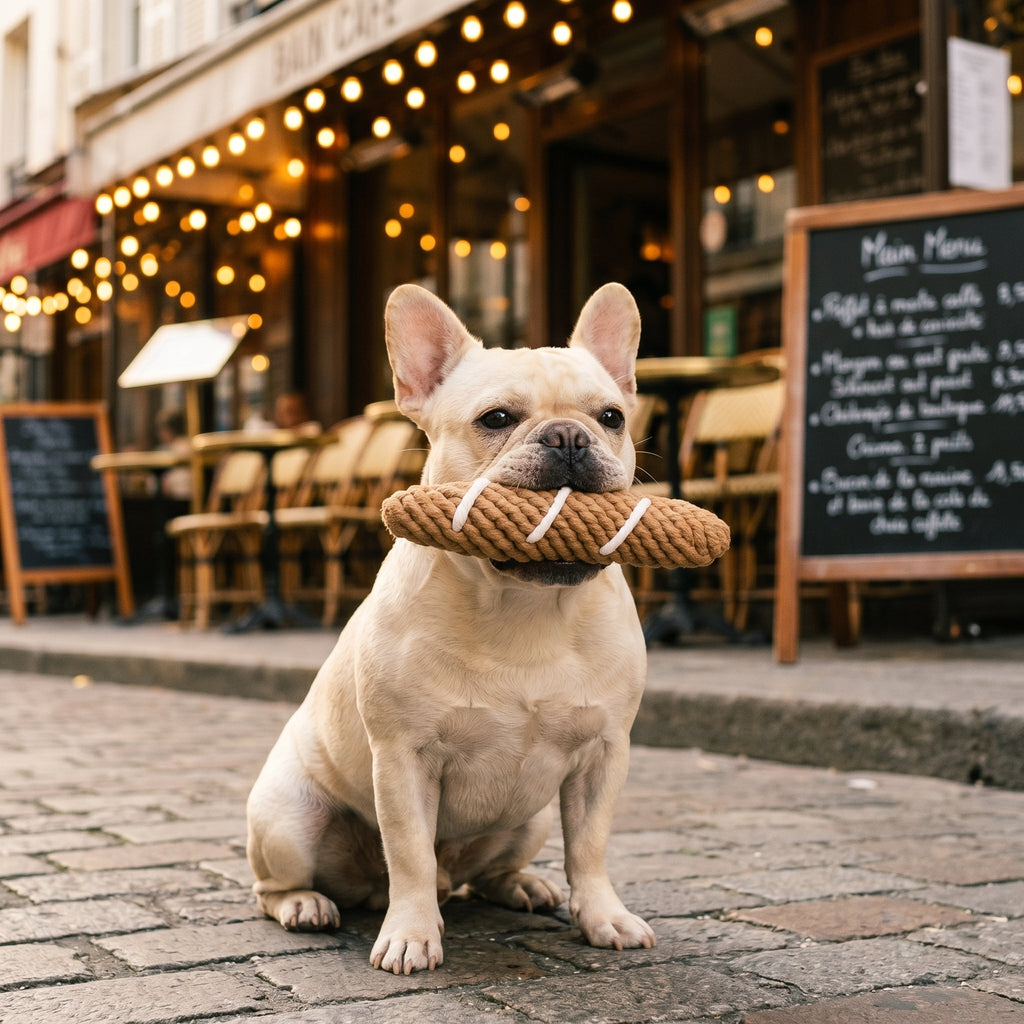 Handcrafted Baguette Pet Toy-3