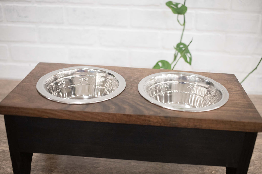Elevated Pet Feeder 2 Stainless Steel Bowls -3