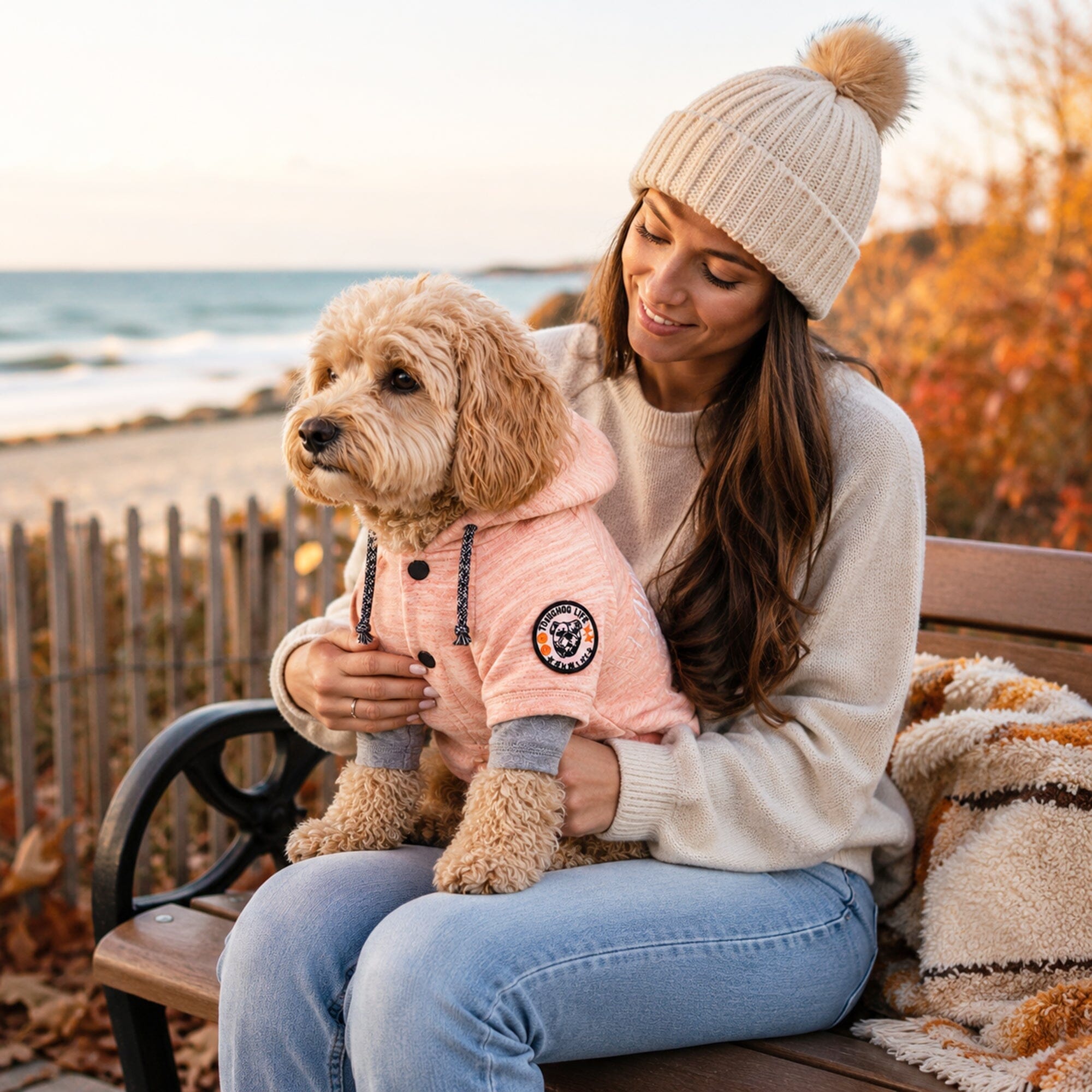 Hampton Beach Ultra-Soft Hooded Dog Sweater